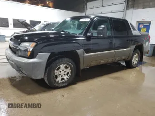 2002 Chevrolet Avalanche with VIN 3GNEK13T32G183380, listed as a Copart auction lot 77013414 with 190,568 mi miles and Clean Title. Bid and sale history available at carsss.com. Image 1.