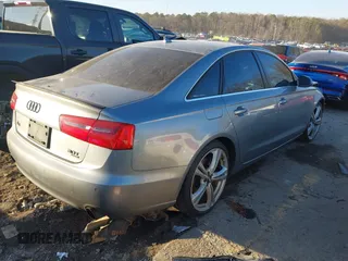 2012 Audi A6 3.0T Premium Plus with VIN WAUGGAFC6CN108855, listed as a IAAI auction lot 41328750 with 136,298 mi miles. Bid and sale history available at carsss.com. Image 4.