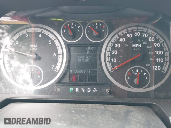 2009 Dodge 1500 Laramie z VIN 1D3HV13TX9S751888, wystawiony jako IAAI lot #42367204 z przebiegiem 206 933 mil mil oraz . Historia ofert i sprzedaży dostępna na DreamBid. Obrazek 7.