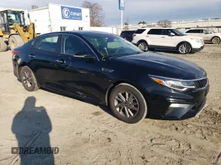2020 Kia Optima LX with VIN 5XXGT4L37LG404161, listed as a Copart auction lot 46600795 with 57,425 mi miles and Salvage Title. Bid and sale history available at carsss.com. Image 4.