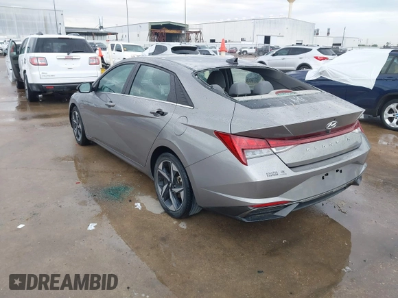 2021 Hyundai Elantra SEL z VIN KMHLN4AG7MU146908, wystawiony jako IAAI lot #41896524 z przebiegiem 37 444 mil mil oraz . Historia ofert i sprzedaży dostępna na DreamBid. Obrazek 3.