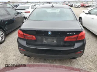 2019 BMW 5 Series 530e with VIN WBAJA9C56KB398509, listed as a Copart auction lot 53948875 with 22,670 mi miles and Salvage title. Bid and sale history available at DreamBid. Image 6.
