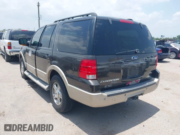 2006 Ford Expedition Eddie Bauer with VIN 1FMFU17586LA38360, listed as a IAAI auction lot 42434043 with 284,372 mi miles and . Bid and sale history available at DreamBid. Image 3.