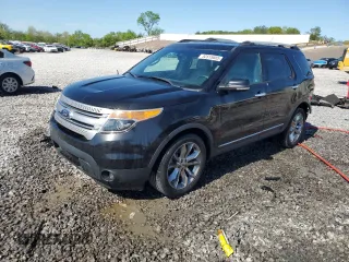 2014 Ford Explorer XLT with VIN 1FM5K7D80EGB33070, listed as a Copart auction lot 52515685 with 163,224 mi miles and Salvage Title. Bid and sale history available at carsss.com. Image 1.