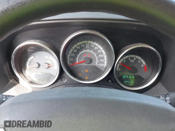 2012 Dodge Caliber SXT with VIN 1C3CDWDA3CD507614, listed as a IAAI auction lot 42107559 with 109,236 mi miles. Bid and sale history available at carsss.com. Image 7.