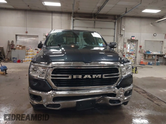 2019 Ram 1500 Big Horn/Lone Star with VIN 1C6RRFFGXKN817476, listed as a IAAI auction lot 41377652 with 76,184 mi miles. Bid and sale history available at carsss.com. Image 12.