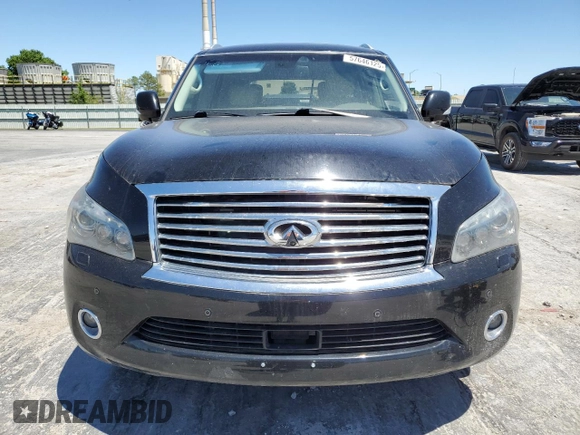 2014 Infiniti QX80 with VIN JN8AZ2NEXE9064208, listed as a Copart auction lot 57646125 with 181,361 mi miles and Clean title. Bid and sale history available at DreamBid. Image 5.