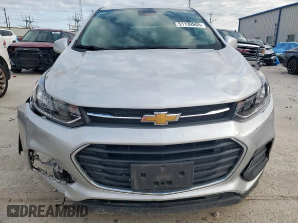 2021 Chevrolet Trax LS with VIN KL7CJKSB0MB327333, listed as a Copart auction lot 51139865 with 33,656 mi miles and Clean Title. Bid and sale history available at carsss.com. Image 5.