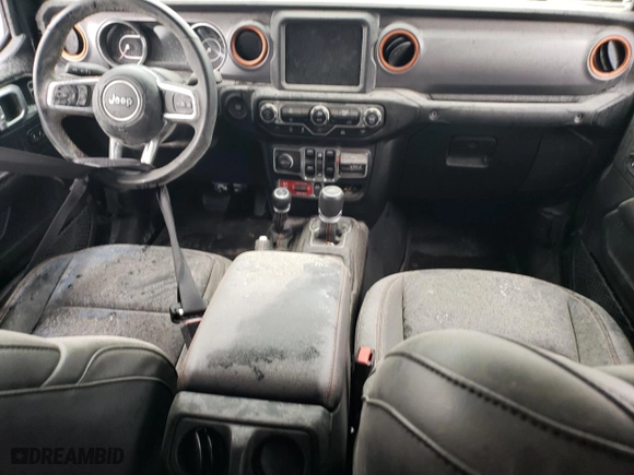2022 Jeep Gladiator Mojave with VIN 1C6JJTEG7NL162696, listed as a Copart auction lot 80063264 with 0 mi miles and Salvage Title. Bid and sale history available at carsss.com. Image 8.