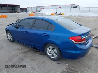2015 Honda Civic Sedan LX with VIN 19XFB2E54FE060478, listed as a IAAI auction lot 41400579 with 97,532 mi miles. Bid and sale history available at carsss.com. Image 3.