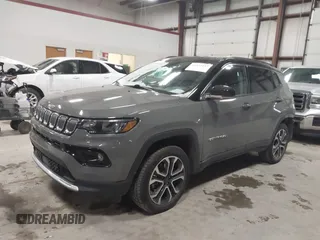 2022 Jeep Compass High Altitude with VIN 3C4NJDCBXNT101483, listed as a IAAI auction lot 41573157 with 18,473 mi miles and . Bid and sale history available at DreamBid. Image 17.