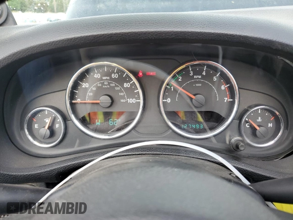 2011 Jeep Wrangler Rubicon with VIN 1J4BA6D12BL507652, listed as a Copart auction lot 69989964 with 127,493 mi miles and Salvage title. Bid and sale history available at DreamBid. Image 9.