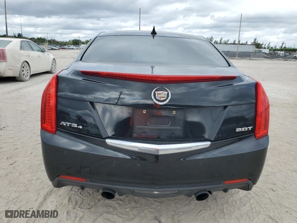 2014 Cadillac ATS Luxury AWD with VIN 1G6AH5RX6E0100754, listed as a Copart auction lot 46362605 with NaN miles and Salvage Title. Bid and sale history available at carsss.com. Image 6.