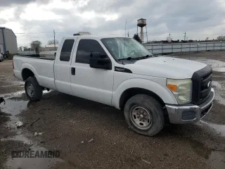 2011 Ford F-250 XL with VIN 1FT7X2A64BEC80083, listed as a Copart auction lot 54929895 with 92,134 mi miles and Salvage title. Bid and sale history available at DreamBid. Image 4.