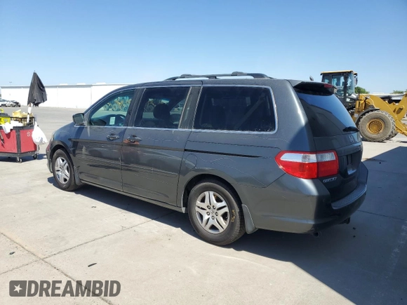 2007 Honda Odyssey EX-L with VIN 5FNRL38797B456625, listed as a Copart auction lot 53983345 with 120,692 mi miles and Salvage Title. Bid and sale history available at carsss.com. Image 2.