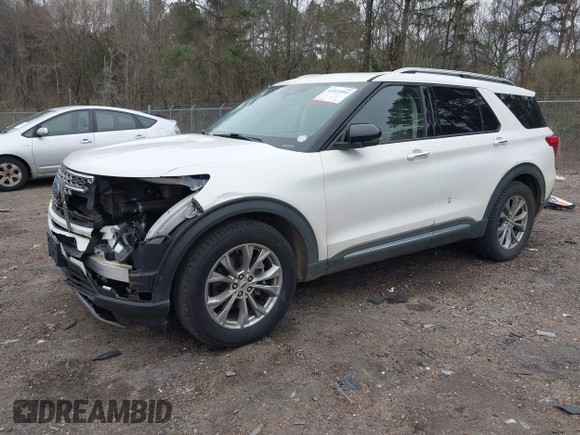 2021 Ford Explorer Limited with VIN 1FMSK7FH8MGC17300, listed as a IAAI auction lot 41537593 with 91,956 mi miles. Bid and sale history available at carsss.com. Image 18.