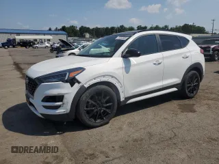 2019 Hyundai Tucson Limited with VIN KM8J3CAL3KU966047, listed as a Copart auction lot 61984985 with 105,456 mi miles and Salvage title. Bid and sale history available at DreamBid. Image 1.