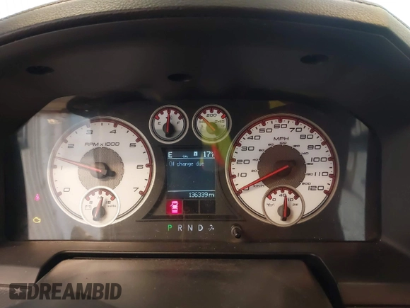 2010 Dodge 1500 Laramie with VIN 1D7RV1GT8AS176613, listed as a IAAI auction lot 41581660 with 136,339 mi miles and . Bid and sale history available at DreamBid. Image 7.