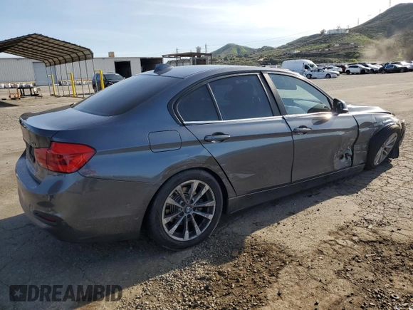 2016 BMW 3 Series 320i with VIN WBA8A9C53GK618159, listed as a Copart auction lot 50222555 with 143,007 mi miles and Salvage Title. Bid and sale history available at carsss.com. Image 3.