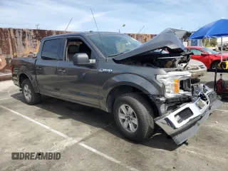 2018 Ford F-150 XL with VIN 1FTEW1CB1JKD84898, listed as a Copart auction lot 47862585 with 160,891 mi miles and Salvage Title. Bid and sale history available at carsss.com. Image 4.