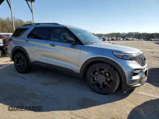 2023 Ford Explorer ST-Line with VIN 1FMSK7KH9PGB73219, listed as a Copart auction lot 41695975 with 12,172 mi miles and Salvage Title. Bid and sale history available at carsss.com. Image 4.