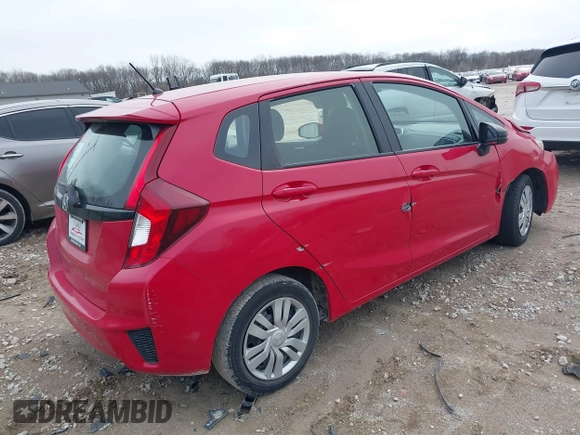 2016 Honda Fit LX with VIN JHMGK5H55GX016541, listed as a IAAI auction lot 41876838 with 103,537 mi miles. Bid and sale history available at carsss.com. Image 4.