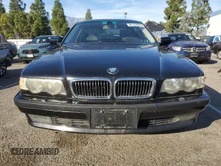 2001 BMW 7 Series 740iA with VIN WBAGG83461DN88498, listed as a Copart auction lot 86143924 with 0 mi miles and Clean Title. Bid and sale history available at carsss.com. Image 5.