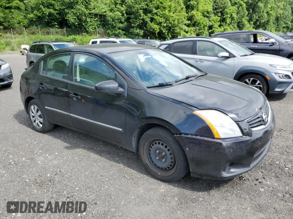 2012 Nissan Sentra 2.0 with VIN 3N1AB6AP1CL677100, listed as a Copart auction lot 63579145 with 154,780 mi miles and Salvage title. Bid and sale history available at DreamBid. Image 4.