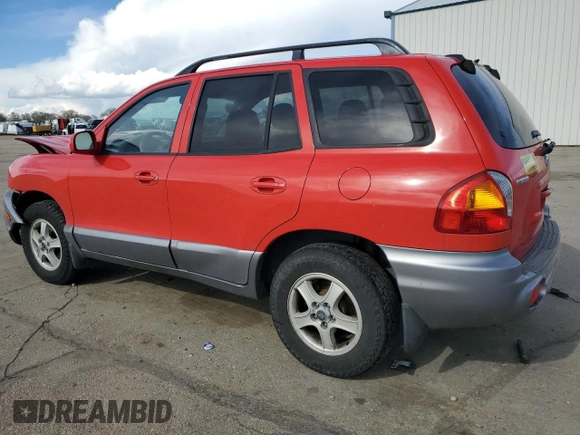 2003 Hyundai Santa Fe LX with VIN KM8SC73E93U489541, listed as a Copart auction lot 51122045 with 164,814 mi miles and Salvage Title. Bid and sale history available at carsss.com. Image 2.