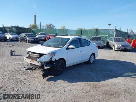 2015 Nissan Versa SV with VIN 3N1CN7AP0FL955480, listed as a IAAI auction lot 42070703 with 69,318 mi miles. Bid and sale history available at carsss.com. Image 2.