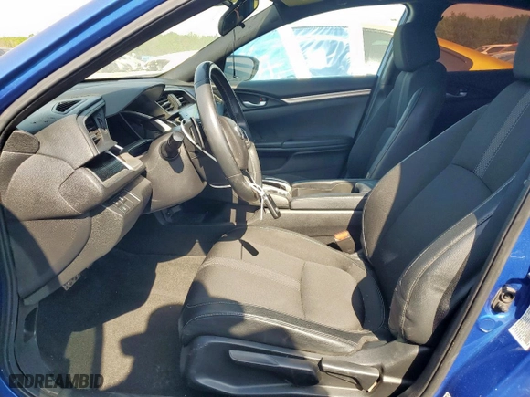 2019 Honda Civic Sedan Sport with VIN 19XFC2F82KE022215, listed as a Copart auction lot 50644045 with 66,756 mi miles and Salvage Title. Bid and sale history available at carsss.com. Image 7.