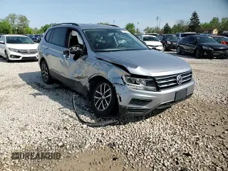 2021 Volkswagen Tiguan S with VIN 3VV1B7AX7MM133023, listed as a Copart auction lot 55229545 with 57,228 mi miles and Salvage title. Bid and sale history available at DreamBid. Image 15.