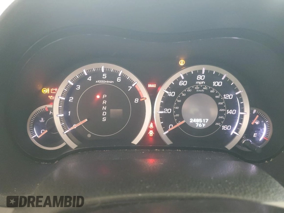 2011 Acura TSX with VIN JH4CU2F65BC012444, listed as a Copart auction lot 63826475 with 248,517 mi miles and Clean title. Bid and sale history available at DreamBid. Image 9.