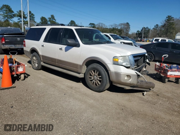 2012 Ford Expedition Max King Ranch with VIN 1FMJK1H51CEF15189, listed as a Copart auction lot 45709115 with 152,415 mi miles and Salvage title. Bid and sale history available at DreamBid. Image 4.