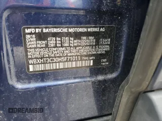 2017 BMW X1 xDrive28i with VIN WBXHT3C30H5F71011, listed as a Copart auction lot 51018645 with 83,203 mi miles and Clean Title. Bid and sale history available at carsss.com. Image 13.
