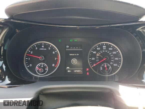 2021 Kia K5 GT-Line with VIN 5XXG64J27MG022120, listed as a Copart auction lot 53398665 with 127,257 mi miles and Salvage Title. Bid and sale history available at carsss.com. Image 9.