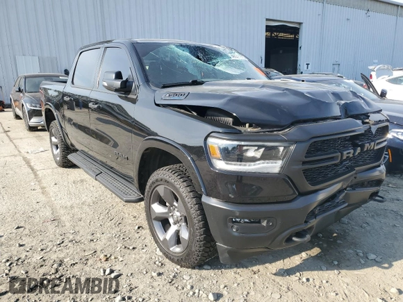 2022 Ram 1500 Big Horn with VIN 1C6SRFFT8NN245195, listed as a Copart auction lot 48547915 with 53,772 mi miles and Salvage Title. Bid and sale history available at carsss.com. Image 4.
