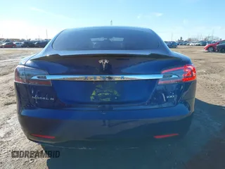 2017 Tesla Model S 100D with VIN 5YJSA1E20HF229362, listed as a IAAI auction lot 41698083 with 75,737 mi miles. Bid and sale history available at carsss.com. Image 16.