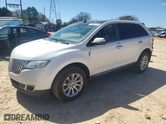 2013 Lincoln MKX with VIN 2LMDJ6JK6DBL45233, listed as a Copart auction lot 49665125 with 150,060 mi miles and Salvage Title. Bid and sale history available at carsss.com. Image 1.