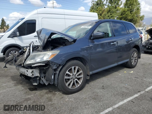 2014 Nissan Pathfinder SL with VIN 5N1AR2MN4EC661298, listed as a Copart auction lot 51632465 with 134,477 mi miles and Salvage Title. Bid and sale history available at DreamBid. Image 1.