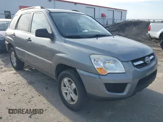 2010 Kia Sportage LX with VIN KNDKGCA36A7710107, listed as a IAAI auction lot 41846066 with 144,662 mi miles and . Bid and sale history available at carsss.com. Image 1.