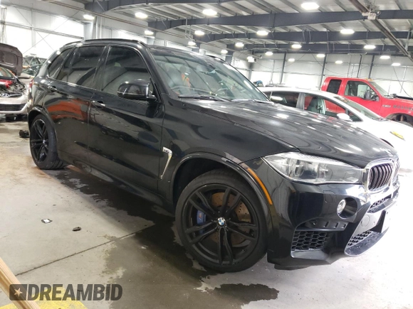2018 BMW X5 M with VIN 5YMKT6C51J0Y83237, listed as a Copart auction lot 70314743 with 49,586 mi miles. Bid and sale history available at carsss.com. Image 4.