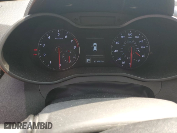 2016 Hyundai Veloster Turbo with VIN KMHTC6AE8GU279083, listed as a Copart auction lot 60443225 with 103,382 mi miles and Salvage title. Bid and sale history available at DreamBid. Image 9.