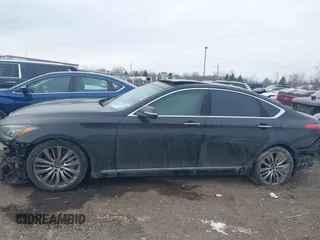 2015 Hyundai Genesis 5.0L with VIN KMHGN4JF3FU064668, listed as a IAAI auction lot 41139235 with 58,353 mi miles. Bid and sale history available at carsss.com. Image 14.