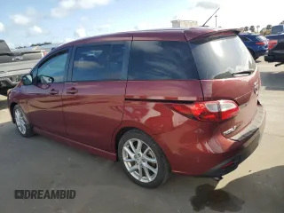 2012 Mazda 5 Touring with VIN JM1CW2CL6C0113694, listed as a Copart auction lot 75092814 with Not Provided miles and Salvage Title. Bid and sale history available at DreamBid. Image 2.