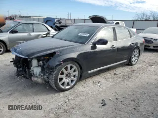 2016 Hyundai Equus Ultimate with VIN KMHGH4JHXGU103699, listed as a Copart auction lot 45760895 with 107,408 mi miles and Salvage Title. Bid and sale history available at DreamBid. Image 1.