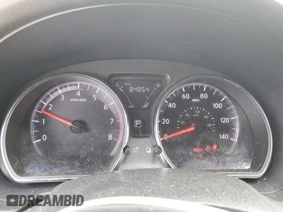 2017 Nissan Versa SV with VIN 3N1CN7AP8HK435276, listed as a Copart auction lot 55315955 with 84,854 mi miles and Salvage title. Bid and sale history available at DreamBid. Image 9.