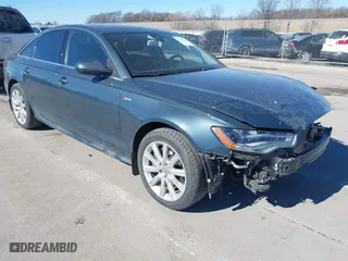 2012 Audi A6 3.0T Prestige with VIN WAUHGAFC7CN100042, listed as a IAAI auction lot 41658700 with 198,904 mi miles. Bid and sale history available at carsss.com. Image 1.