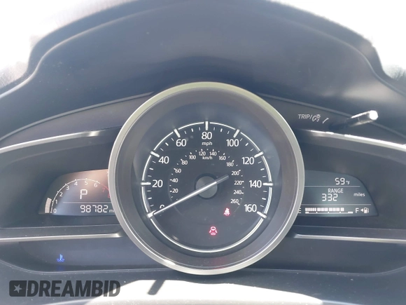2018 Mazda 3 Sport with VIN 3MZBN1U77JM162467, listed as a IAAI auction lot 41821629 with 98,782 mi miles and . Bid and sale history available at DreamBid. Image 7.