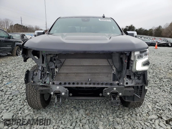 2024 Chevrolet Silverado 1500 LTZ with VIN 2GCUDGED8R1143919, listed as a Copart auction lot 89385915 with 19,171 mi miles and Salvage Title. Bid and sale history available at DreamBid. Image 5.